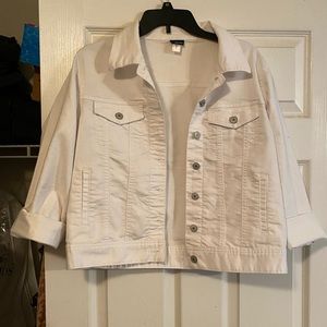 White Jean jacket